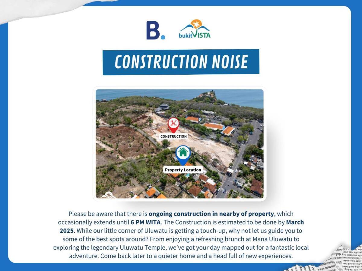 Apartamento Kubu Nyang Nyang Uluwatu By Bukit Vista Exterior foto